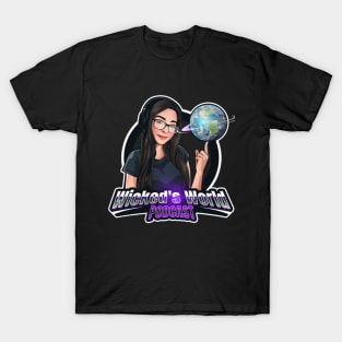 Wicked's World Podcast logo T-Shirt